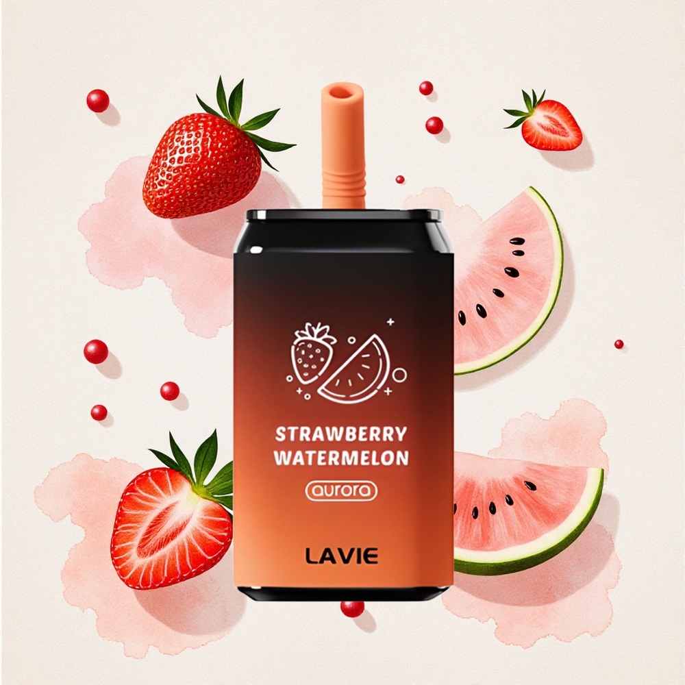Φράουλα Καρπούζι LAVIE Aurora 11000 Puffs 22ML Greece wholesale