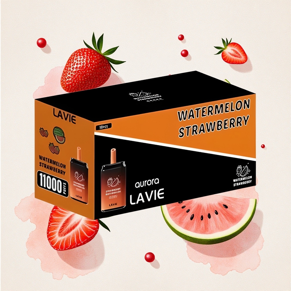 Φράουλα Καρπούζι LAVIE Aurora 11000 Puffs 22ML Greece wholesale