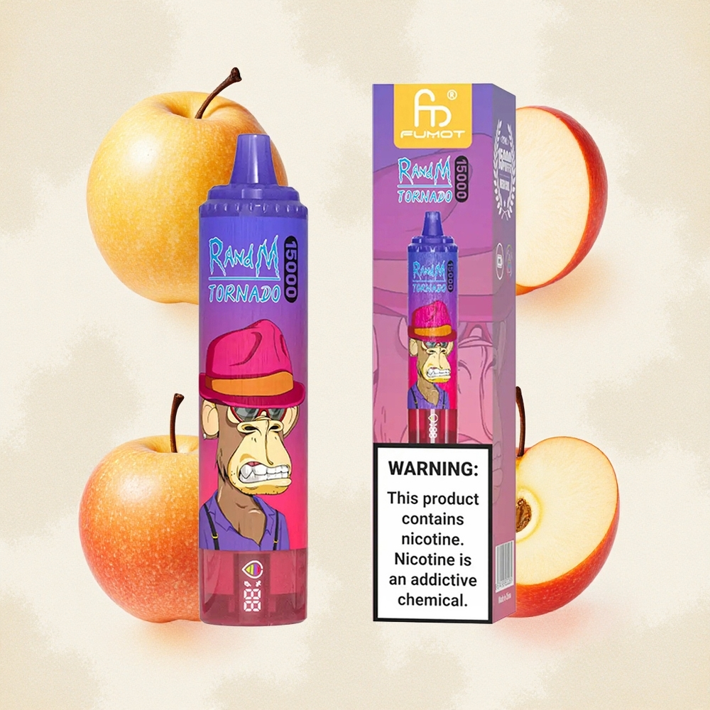 Ξινή Μήλο RandM Tornado 15000 Puffs 0.9 Ohm Greece wholesale