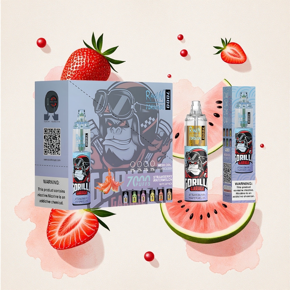 Φράουλα Καρπούζι Fumot Tornado 7K Puffs RGB Greece wholesale