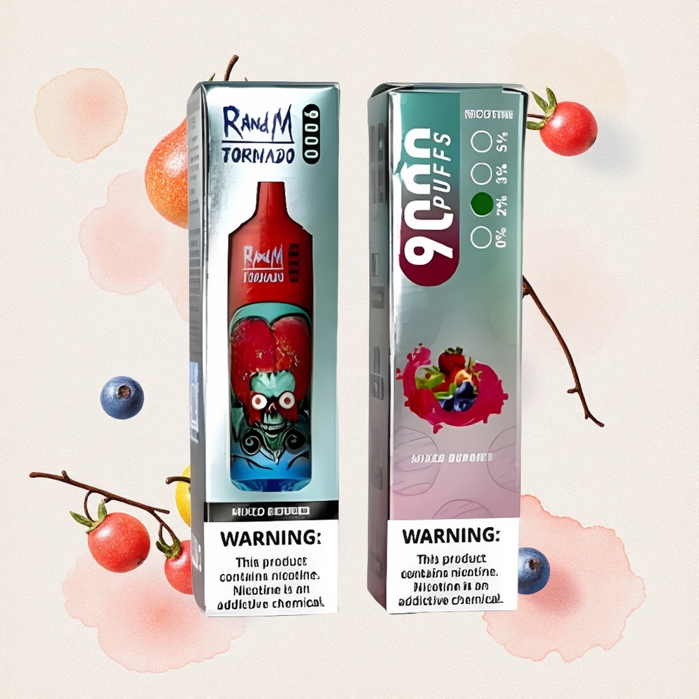 Μικτά Μούρα RandM Tornado 9000 Καπνοί Mesh Coil Greece wholesale