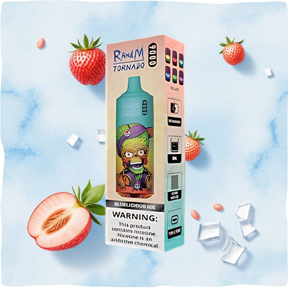 Μπλε RandM Tornado 9000 Puffs (18 mL) Greece wholesale