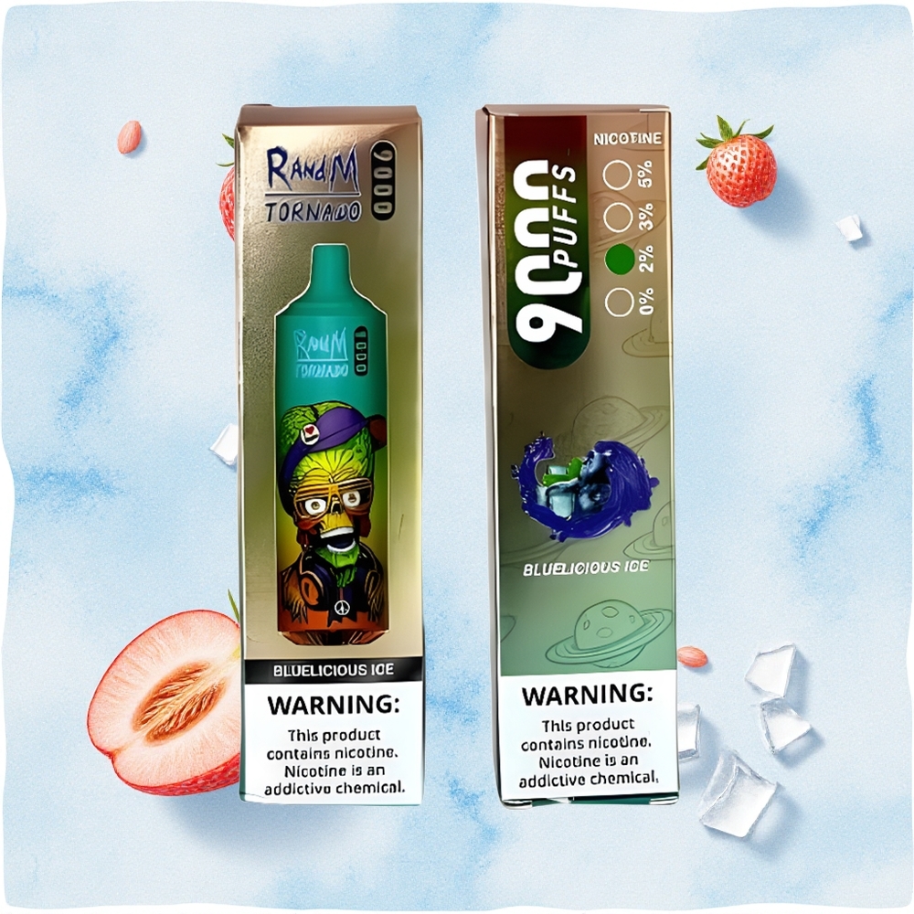 Μπλε RandM Tornado 9000 Puffs (18 mL) Greece wholesale