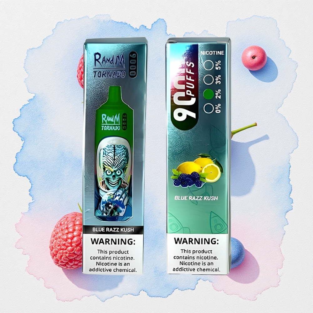 Μπλε Ρας Κους RandM Tornado 9000 Puffs 18 mL Ελλάδα wholesale