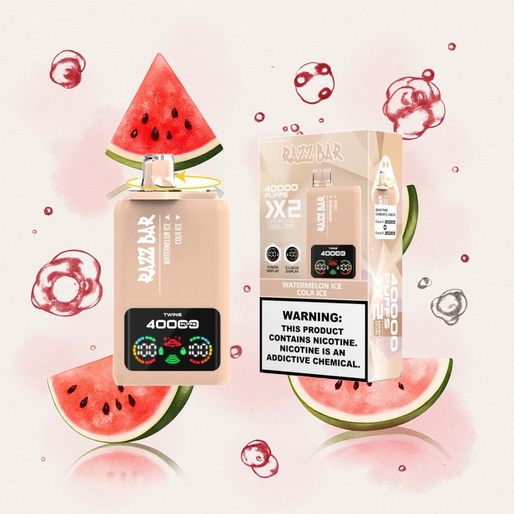 Καρπούζι Πάγος_Κόλα Πάγος Razz Bar 40000 Puffs 1.0 Ohm 2 Greece wholesale