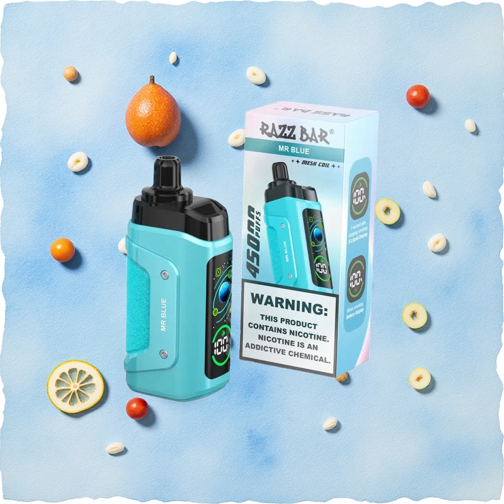 Μπλε Razz Bar 45000 Puffs 1.0 Ohm Greece wholesale