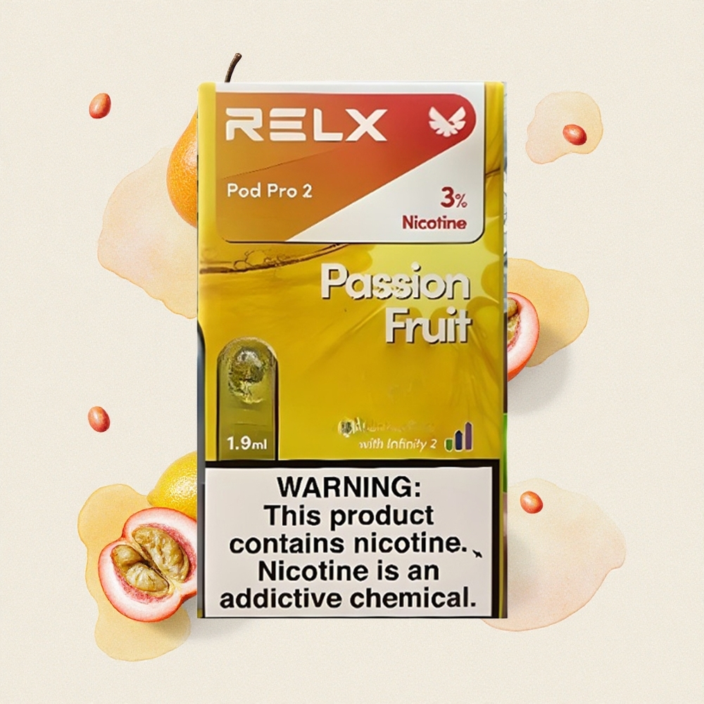 Φρούτο του πάθους RELX Pod Pro 2 600 πuffs 1.9ml Greece wholesale