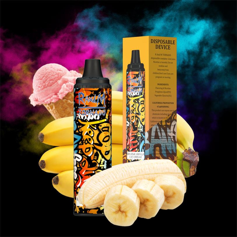 RandM Disposable Vape | RandM Tornado RL040296 Συσκευή vape pod 6000 ελέγχου ροής αέρα 1 τεμ μαλλί της γριάς