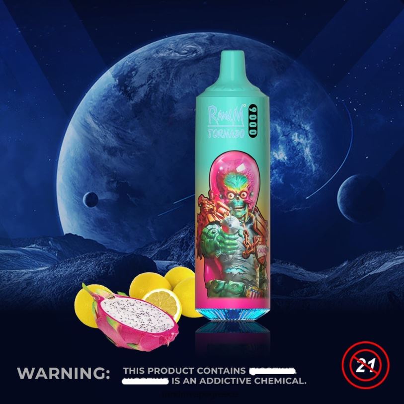 RandM Vape Î•Î»Î»Î¬Î´Î± | RandM Tornado RL040132 Συσκευή 9000 vape pod 1pc έκδοση 1 ροζ λεμονάδα
