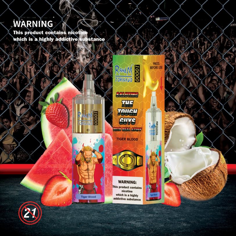 RandM Vape Shop | RandM Tornado RL040105 10000 Συσκευή ατμού ελέγχου ροής αέρα 1 τεμ ανάμεικτο μούρο