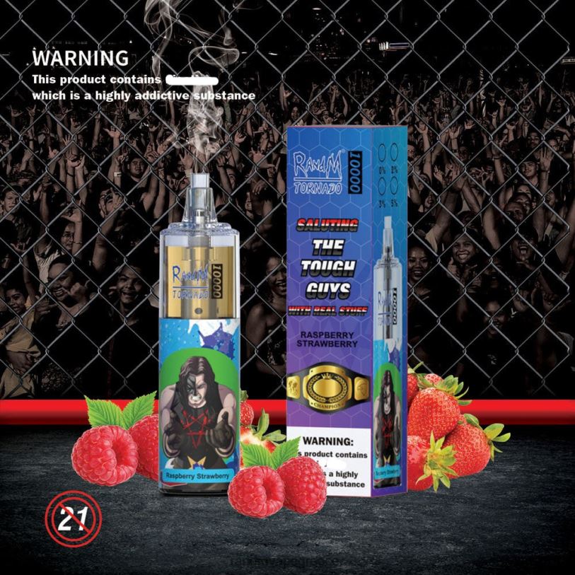RandM Vape Shop | RandM Tornado RL040115 10000 Συσκευή ατμού ελέγχου ροής αέρα 1 τεμ αίμα τίγρης