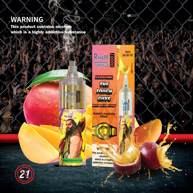 RandM Vape Shop | RandM Tornado RL040115 10000 Συσκευή ατμού ελέγχου ροής αέρα 1 τεμ αίμα τίγρης
