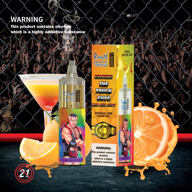 RandM Vape Shop | RandM Tornado RL040115 10000 Συσκευή ατμού ελέγχου ροής αέρα 1 τεμ αίμα τίγρης