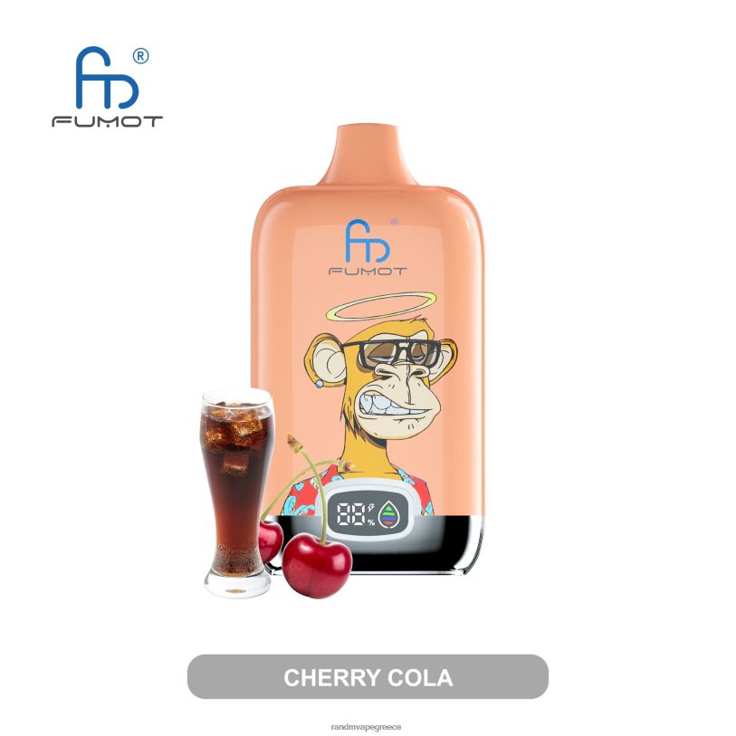 Best RandM Flavor | Fumot Original RandM Digital Box RL0409 Συσκευή ατμού με μπαταρία 12000 και οθόνη υγρών πάγος φράουλας