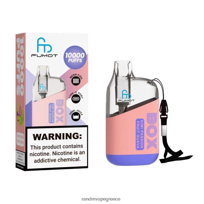 RandM Disposable Vape | Fumot Original RandM Tornado Box RL04086 10000 Συσκευή ατμού ελέγχου ροής αέρα 1 τεμ πλούσιος πάγος